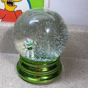 RARE Disney Store Buzz Lightyear Picture Frame Snowglobe!